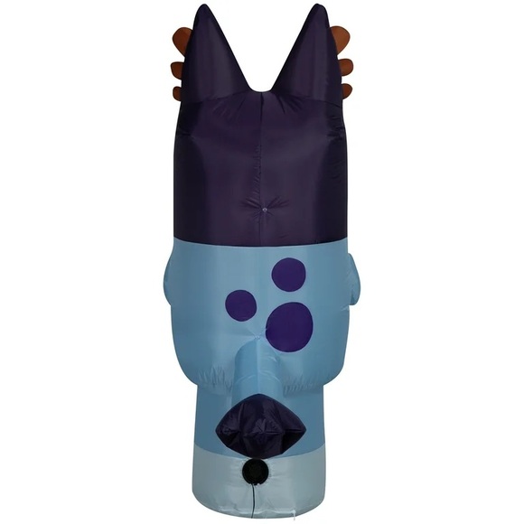 Bluey 5.5” Christmas Inflatable with Antlers and Wish list NWT Last One!